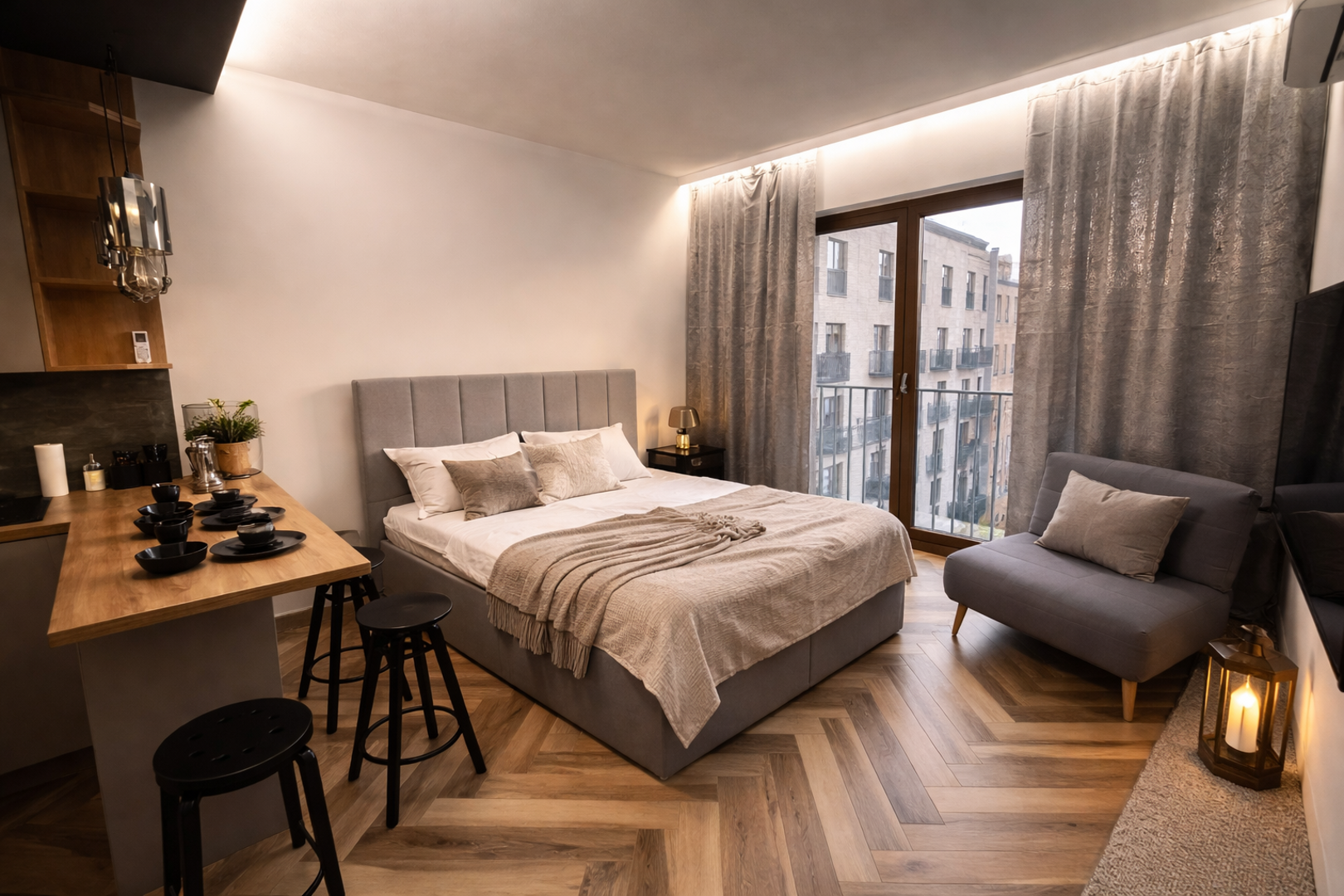 M16 Drobnera Studio Gold Sleep w sercu miasta!